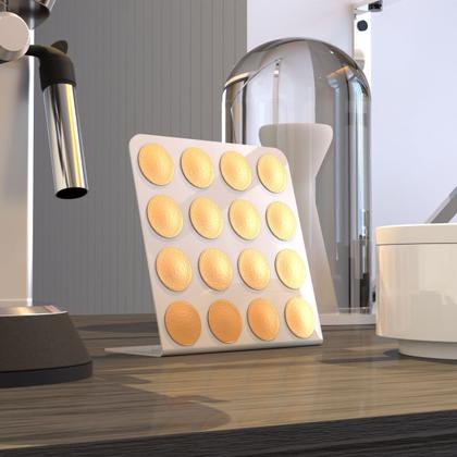 Imagem de Suporte Porta Organizador De Mesa Compatível com Até 16 Cápsulas de Café Dolce Gusto