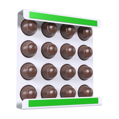 Imagem de Suporte Porta Organizador De Parede Compatível com Até 16 Cápsulas de Café Dolce Gusto