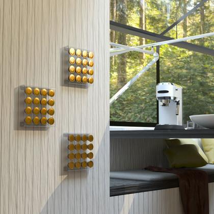 Imagem de Suporte Porta Organizador De Parede Compatível com Até 16 Cápsulas de Café Dolce Gusto