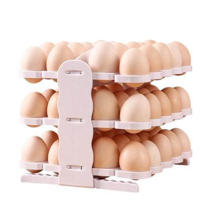 Imagem de Suporte Porta Ovos 60 Ovos Organizador Mesa Bancada Armario Geladeira Cozinha Armazenamento Resistente