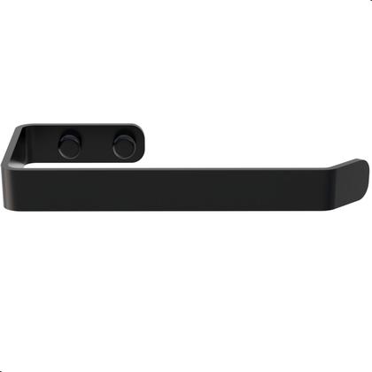 Imagem de Suporte Porta Papel Higiênico De Parede Preto Fosco Plus