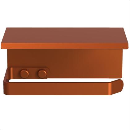 Imagem de Suporte Porta Papel Higiênico De Parede Rose Gold Max