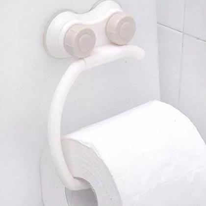 Imagem de Suporte Porta Papel Higiênico Toalha de Rosto com Ventosa