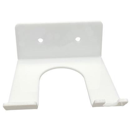 Imagem de Suporte Porta Secador Cabelo E Cabo Fixa Na Parede Com Furos