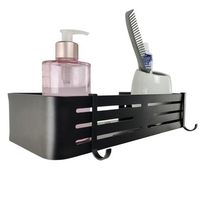 Imagem de Suporte Porta Shampoo Prateleira Banheiro Box Sabonete Utensilios Organizaçao Resistente Casa Lavanderia Cozinha Multiuso
