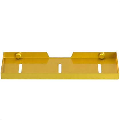 Imagem de Suporte Porta Shampoo Prateleira Dourado De Parede Plus