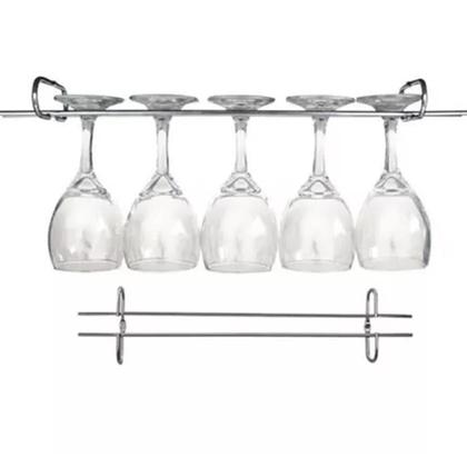 Imagem de Suporte porta taça reto cromado 420mm - ptr420