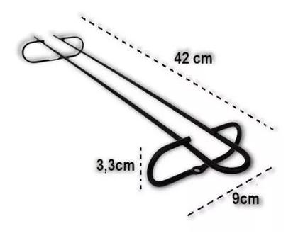 Imagem de Suporte Porta Taças Suspenso Organizador Armário Preto Suspenso Fixo