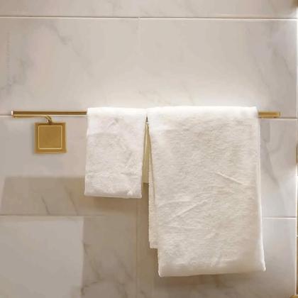 Imagem de Suporte Porta Toalha de Banho Banheiro Toalheiro Fita Dupla Face Sem Furo