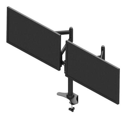 Imagem de Suporte pra 2 Monitores de 10 A 27 Triarticulado  Garra/ Morsa