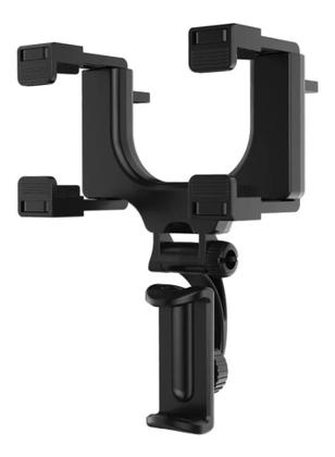 Imagem de Suporte Pra Celular Veicular Encaixe Retrovisor 360 Carro