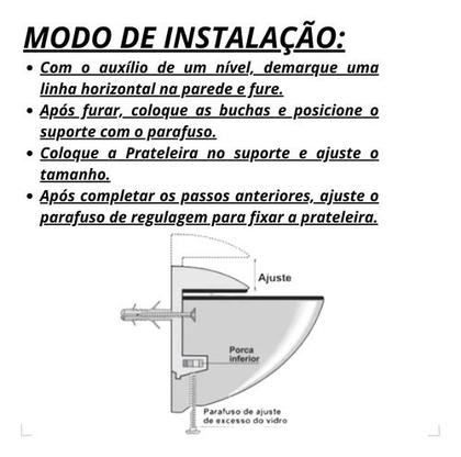 Suporte Prateleira Bico Tucano Grande Kit 2 De Vidro Madeira - HD Ferragens Imagem de Suporte Prateleira Bico Tucano Grande Kit 2 De Vidro Madeira