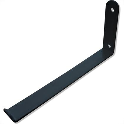 Imagem de Suporte Prateleira Hayner Invertida Preta 10Cm 690736
