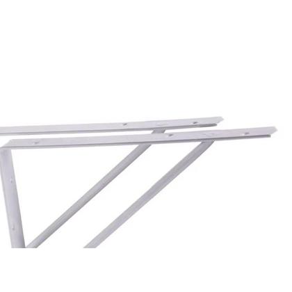 Imagem de Suporte Prateleira Mao Francesa Overtime Reforcado 50Cm Branco - Kit C/12 Pecas