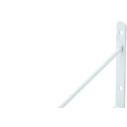 Imagem de Suporte Prateleira Mao Francesa Podium Forte 50Cm Branco - Kit C/12 Pecas