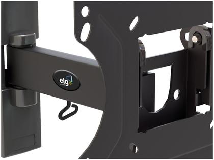Imagem de Suporte PRETO Articulado Parede Tvs 15" a 58" Até 30kg Full20 - ELG