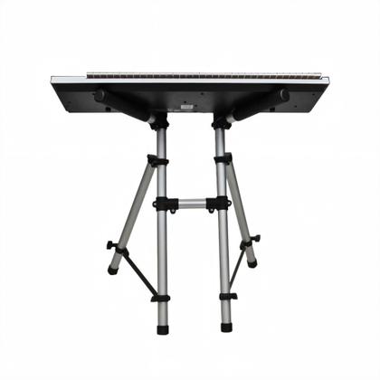Imagem de Suporte Profissional Titanium Racks cor Prata TM110 Para Teclado de Até 7 Oitavas 88 Teclas