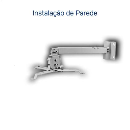 Imagem de Suporte Projetor Universal Regulável Teto Parede DataShow ate 65cm