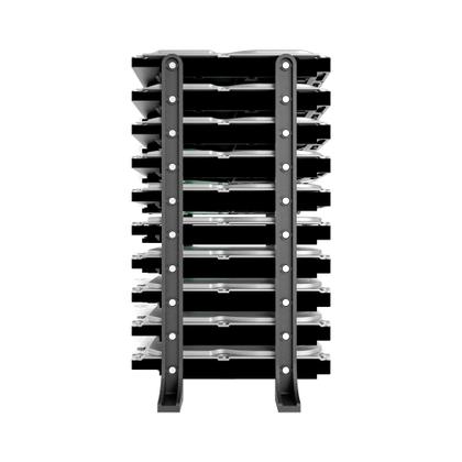 Imagem de Suporte Rack Externo Vertical Até 10 Hd e ssd Organizador Mesa