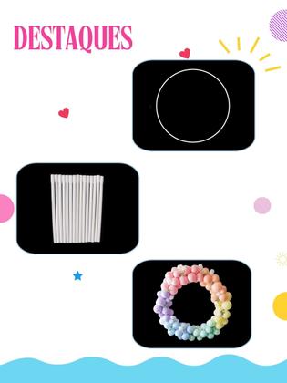 Imagem de Suporte Redondo 180cm Estrutura Arco Decoração Festa