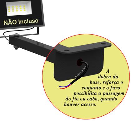 Imagem de SUPORTE REFLETOR FACHADA BANNER BRAÇO 40 cm