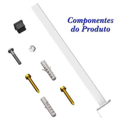 Imagem de SUPORTE REFLETOR FACHADA BANNER BRAÇO 70 cm