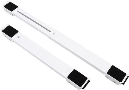 Imagem de Suporte Reforcado Rodinhas Ajustavel Moveis Maquina Lavar Geladeira