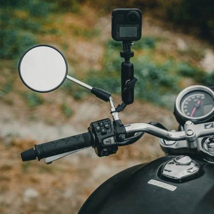 Imagem de Suporte Retrovisor de Moto para GoPro e Câmeras Similares