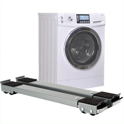 Imagem de Suporte Rodinhas Ajustável Base Máquina Lavar Móveis 200kg