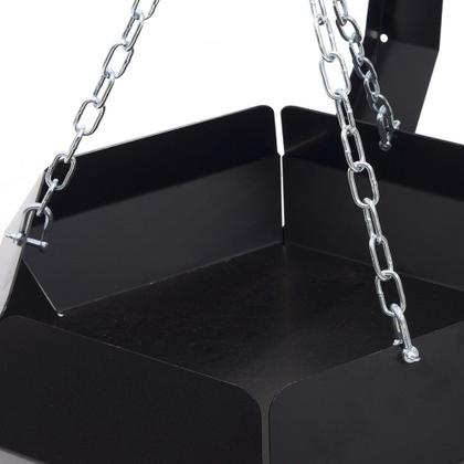 Imagem de Suporte Scorpion para Lareira Pira Maxx Diamond -Aço -Preto