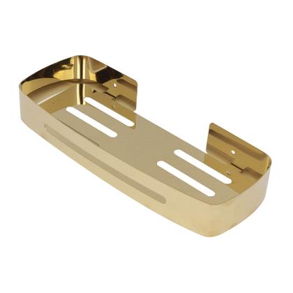 Imagem de Suporte shampoo retangular parede banheiro Aço inox Dourado