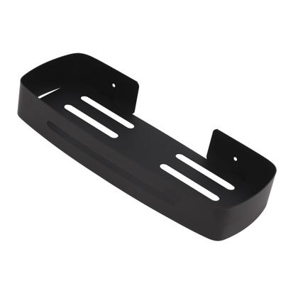 Suporte shampoo retangular parede banheiro Aço inox Preto - Fino Inox Imagem de Suporte shampoo retangular parede banheiro Aço inox Preto