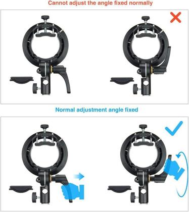 Imagem de Suporte Speedlite Godox S2 S-Type Bowens Mount para V1 AD200Pro AD400pro AD200