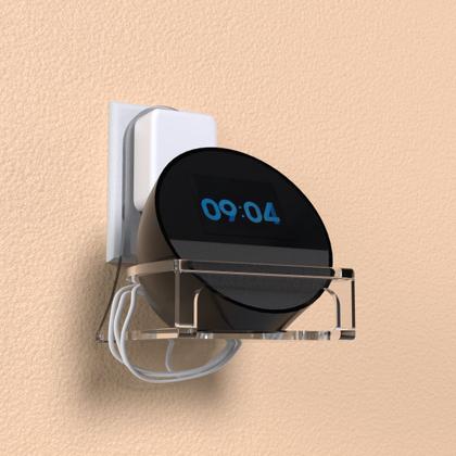 Imagem de Suporte Stand de Parede para Tomada Vertical e Horizontal Compatível com Amazon Alexa Echo Spot - ARTBOX3D