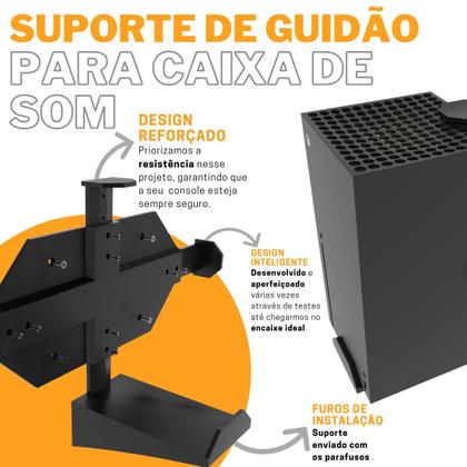 Imagem de Suporte Stand De Parede Posição Versátil Horizontal ou Vertical Compatível com Xbox Series X - ARTBOX3D