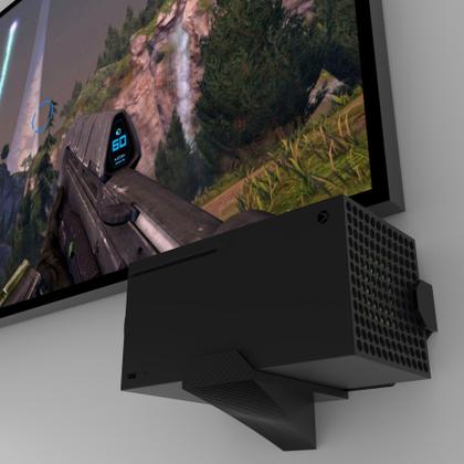 Imagem de Suporte Stand De Parede Posição Versátil Horizontal ou Vertical Compatível com Xbox Series X - ARTBOX3D