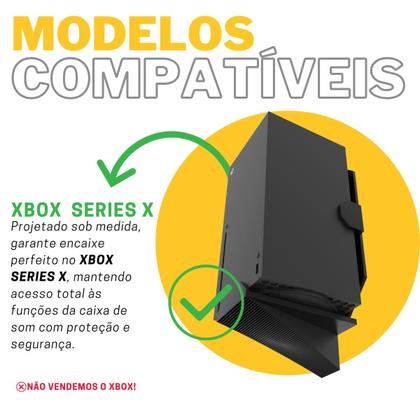 Imagem de Suporte Stand De Parede Posição Versátil Horizontal ou Vertical Compatível com Xbox Series X - ARTBOX3D