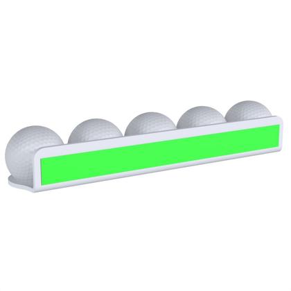 Imagem de Suporte Stand Expositor De Parede Para Até 5 Bolinhas Bolas De Golfe Golf