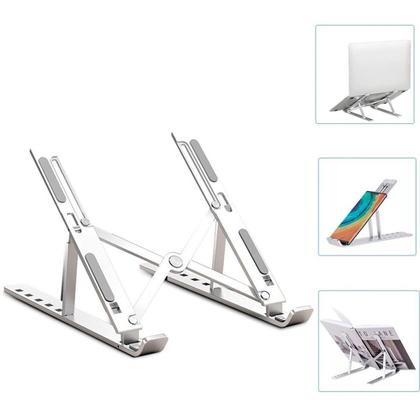 Imagem de Suporte Tablet Ergonômico Ajustável Dobrável Para Escritório