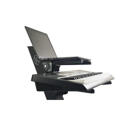 Imagem de Suporte teclado duplo notebook estante ask pmd3 piramidal