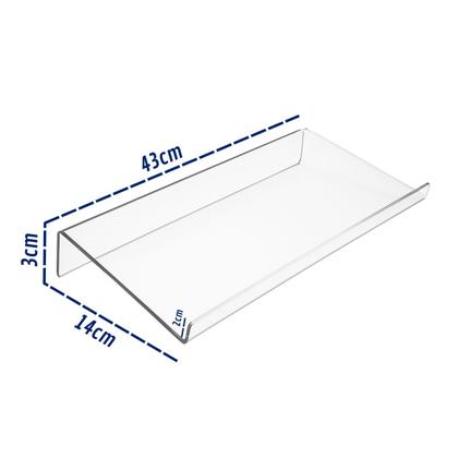 Imagem de Suporte Teclado Informatica Base Acrilico Computador Escritório