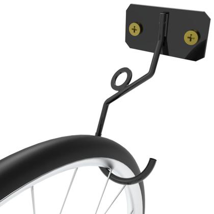 Imagem de Suporte Tipo Gancho Vertical para Pendurar Prender Apoio Bicicleta Bike na Parede - ARTBOX3D