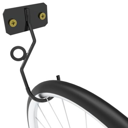Imagem de Suporte Tipo Gancho Vertical para Pendurar Prender Apoio Bicicleta Bike na Parede - ARTBOX3D