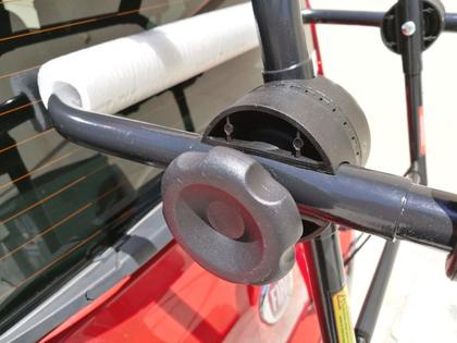 Imagem de Suporte Transbike Porta Malas Rack Bike Mala Alça Para 2 Bicicletas