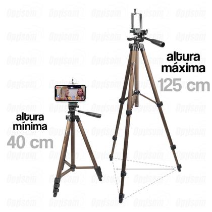 Imagem de Suporte Tripé Para Smartphone - 125cm Wt3130