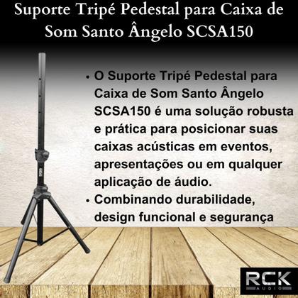 Imagem de Suporte Tripé Pedestal para Caixa de Som Santo Ângelo SCSA150