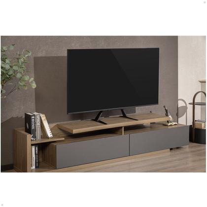 Imagem de Suporte Tv Base De Mesa 23 27 32 40 42 43 50 52 55 60 65 75 Cor Preto