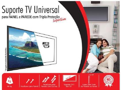 Imagem de Suporte Tv Digital Universal Para Painel E Parede Super Slim