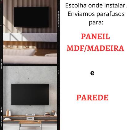Imagem de Suporte TV Fixo Universal LED LCD 3D PLASMA 14 até 100 Polegadas