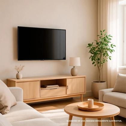 Imagem de Suporte Tv Fixo Universal Preto 32 42 43 50 55 65 Polegadas Preto